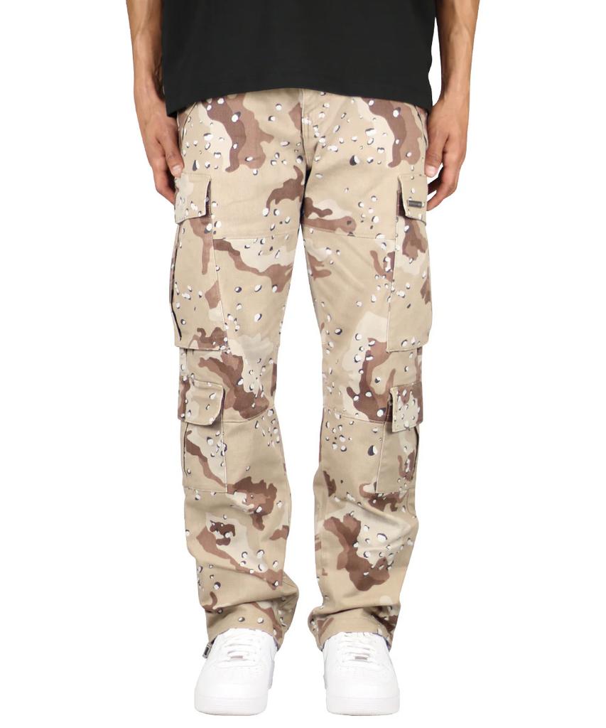 Pantalon cargo Haipeodenim Desert à 8 poches