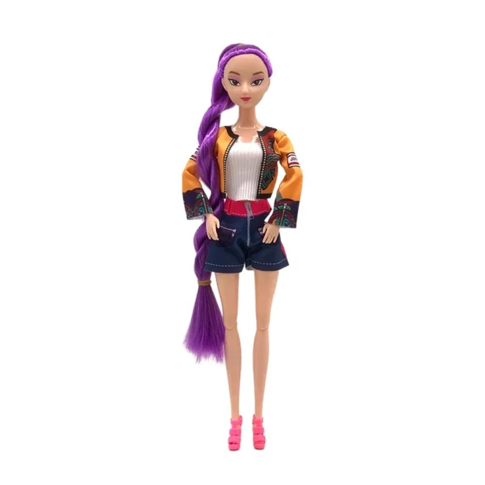 11-inch Kpop Demonenjagers Vinyl Beeldjes Nieuwe K-POP Demon Slayer Miniatuur Poppen Lumimila Zoey Desktop Ornament Decoratie Cadeaus