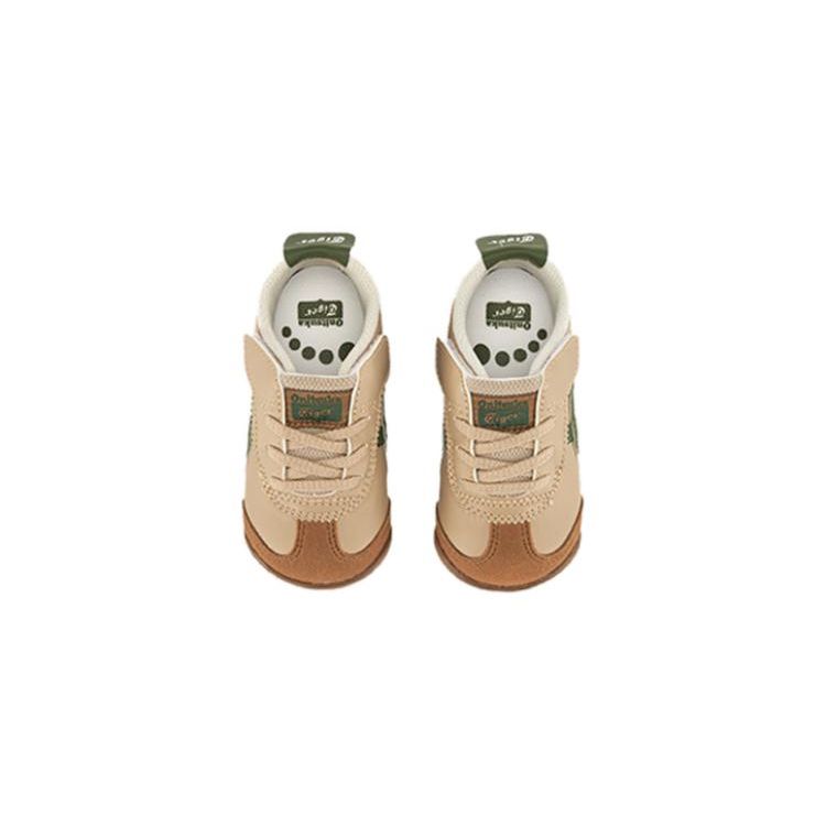 ONITSUKA TIGER Mexico 66 Neperšlampami Kvėpuojantys Žemi Sportiniai Bateliai Kūdikių Batai Rudi 1184A074-250