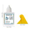 Adhesive Remover with Scraper Set– Fast Sticker/Label/Tape Residue Cleaner, Traceless, Safe for Glass/Tile/Metal/Plastic