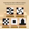 Jeu interactif parent-enfant 120 niveaux Puzzle caché avec blocs de construction Entraînement de la pensée spatiale et de l'imagination