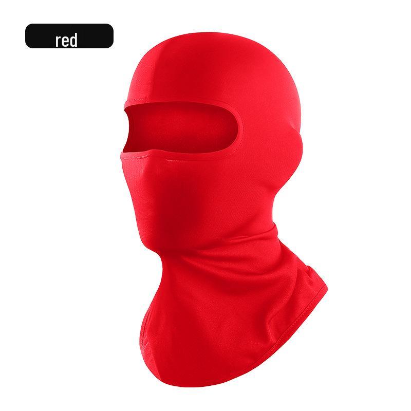 Cross-Border Motorcycle Sun Protection Face Mask - Breathable Ice Silk Neck Gaiter for Cycling & Outdoor Sports, Quick-Drying & Sweat-Wicking