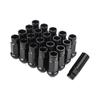 Steel Wheel Nuts, Tire Nuts, Racing Nuts, Wheel Lock Nuts, M12 X P1.5, 48mm Height, 20-Piece Set, Through-Wall Nuts, Colored Nuts, Anti-Theft Lock Nut