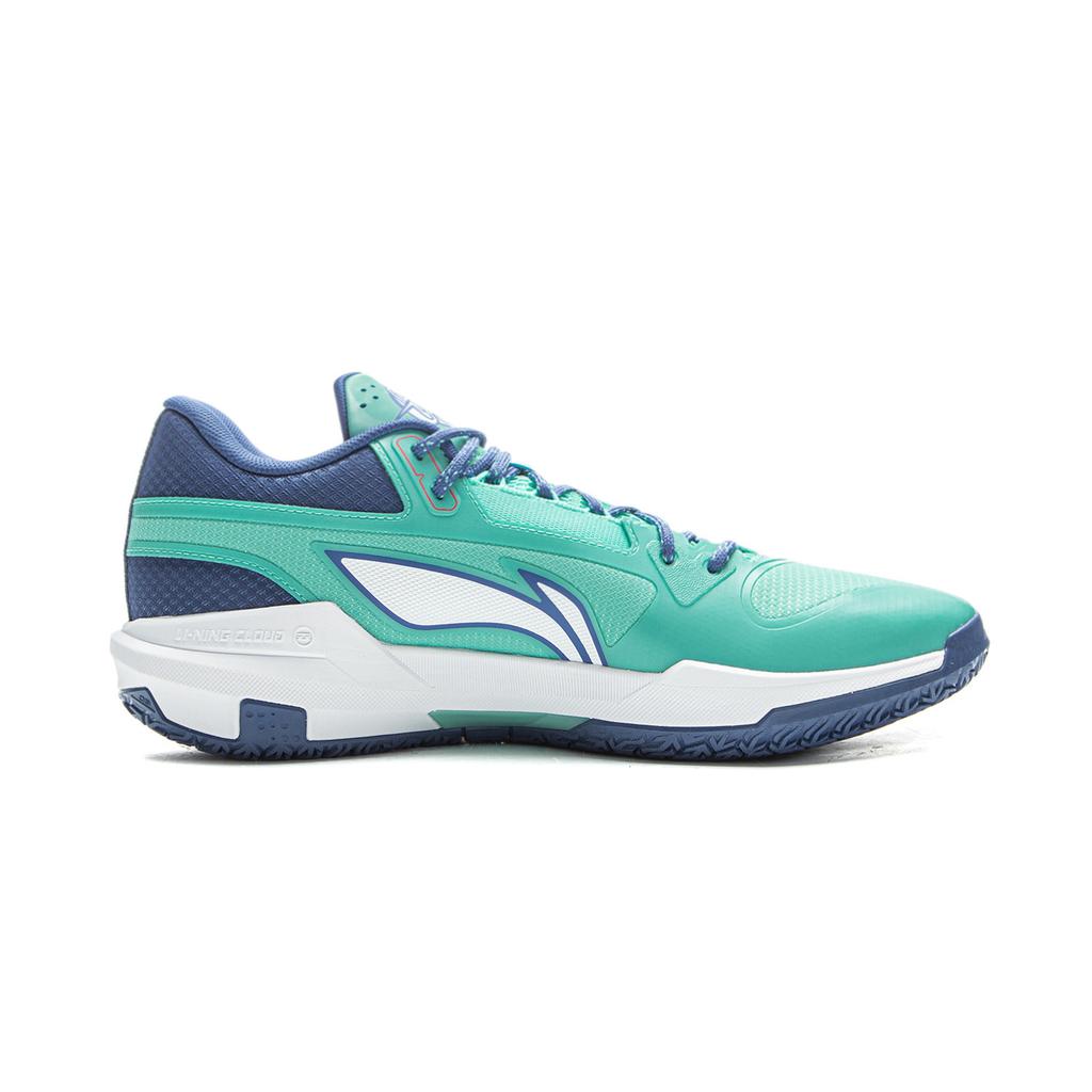 Li Ning Light Speed 3mid Low Top Basketball Shoes Men's Pool Blue Deep Sail Blue ABPV019-6