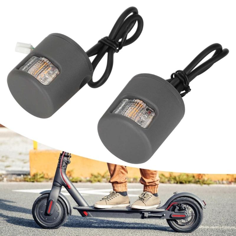 High Visibility LED Direction Indicator For 2nd Gen E Scooter Front Handle Stable Impact Resistant Design