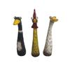 Resin Crafts Screaming Chicken Statues Weatherproof Funny Duck Goose Ornaments Hand-Painted Animal Statues