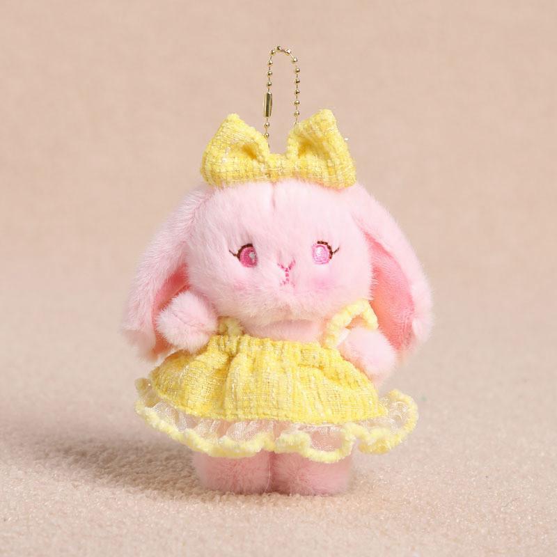 Plush Rabbit Keychain With Pp Cotton Filling For Girls And Kids