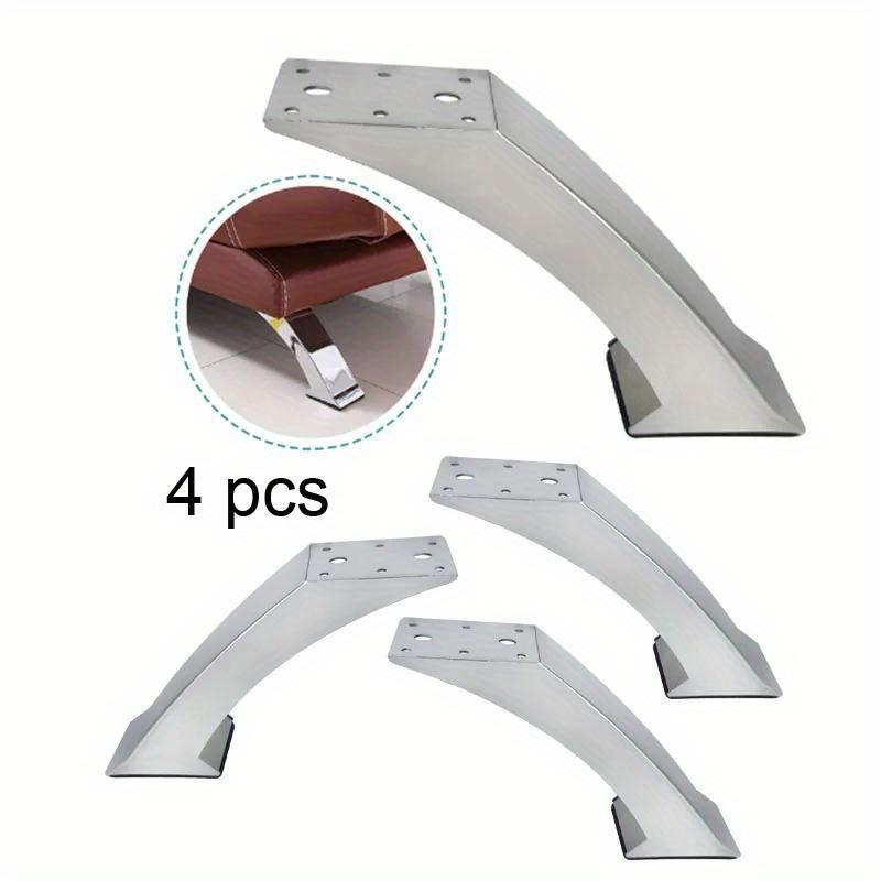 4 pezzi Piedi Divano Sostituzione Fai da te Gambe Metalliche Gambe Metalliche Mobili Libreria Comodino Armadietto Tavolo Armadietto Gambe Armadietto