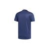 T Shirts Men's Navy Blue Crew Neck Moderate Straight Fit FL6945
