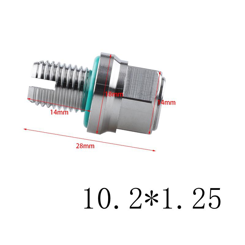 M8.2/10.2/12.2/14.2/16.2 1.25/1.5/1.75 Oil Drain Plug Oversize Piggyback Stainless Steel Self Tapping Oil Pan Thread Repair Kit Oil Drain Plugs 3