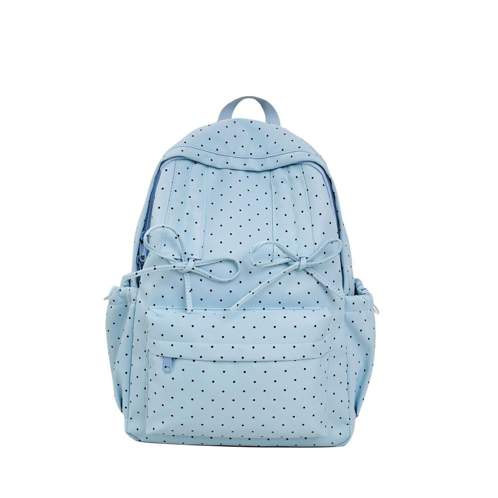 Nova mochila escolar de alta qualidade estilo japonês ins de grande capacidade mochila de campus mochila escolar feminina de bolinhas bolsa para computador