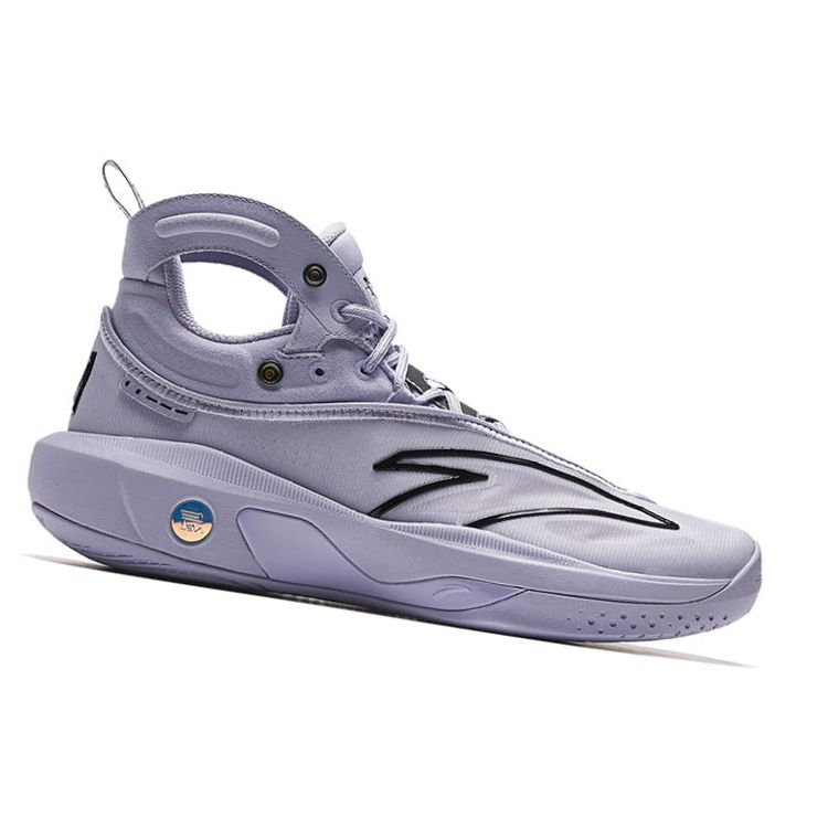 Anta Men Professional Basketball Shoes Light Purple 112331101-2