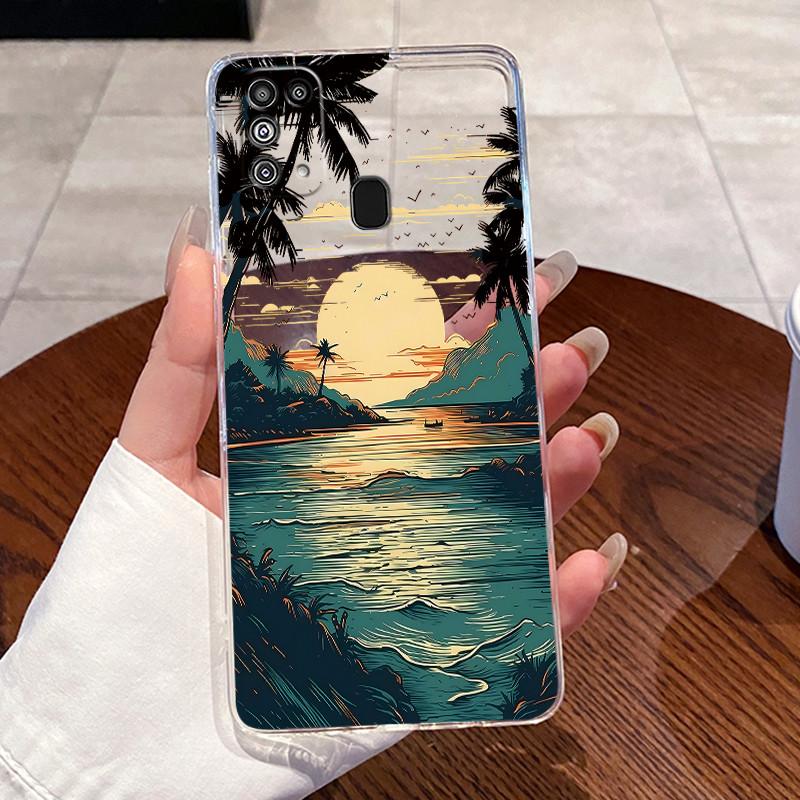 Case For Samsung Galaxy M31 M21s M21 M30s Clear Luxury Cute Cat Love Rabbit Funny Silicone TPU Soft Shell Phone Case Back Cover
