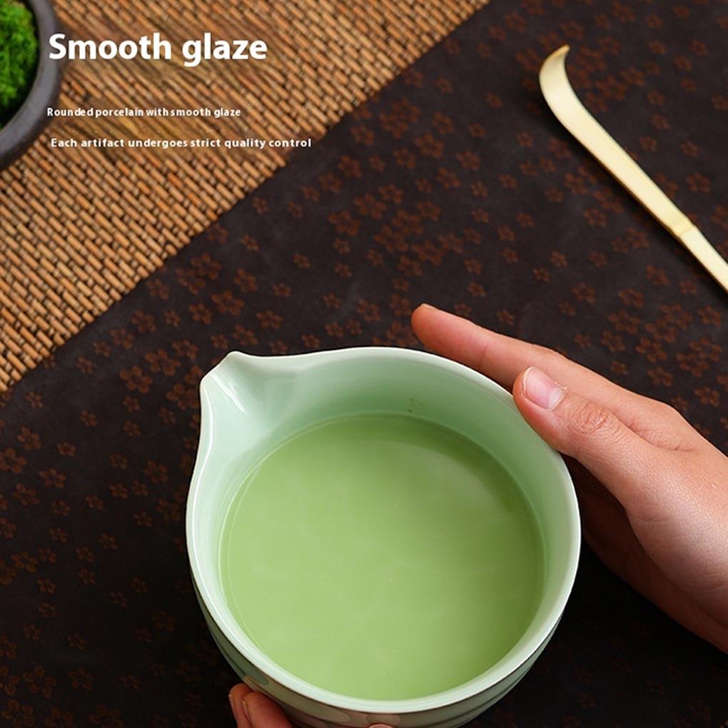 Unique Japanese Chawan Matcha Bowl Handmade Ceramic Tea Cup With Spout For Tea Lovers Ceramic