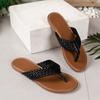 Fashion Women's Flip Flops Summer Shoes Flat Casual Hot Shoes Home Bedroom and Low Price Big Size 36-43 Slippers Women
