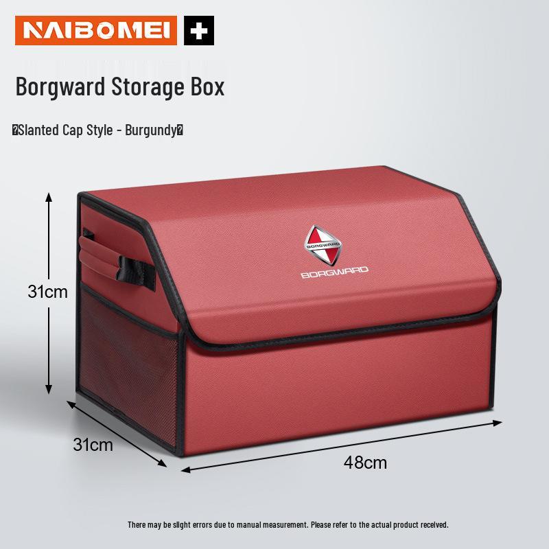 Compatible Storage Boxes for Borgward BX5, BX7, BX3, and BXi7 Car Trunks and Tailgates