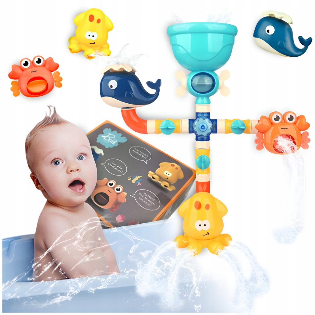 Bath Toy For Shower Water Tub Waterfall Fountain Overflow