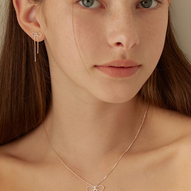 Lewe Shining ketting met lintdruppel