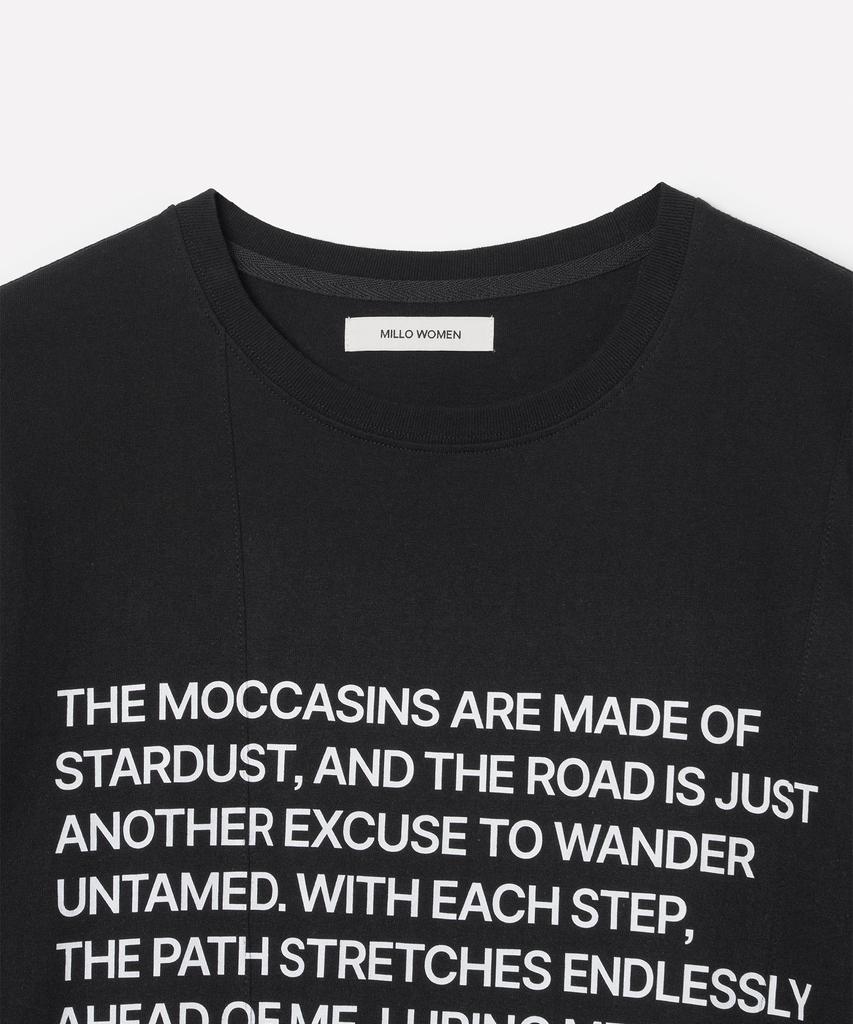 MILLO WOMEN Sim Line Archive T-Shirt [Black]