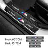 VOQO2 4Pcs Car Door Sill Protector Stickers For BMW M F10 F20 E83 E90 E92 E93 X1 X5 X6 F30 G03 E43 E53 E63 E84 Auto Decor Accessories
