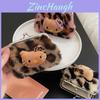 Fashion Hello Kitty Doll Decoration Leopard Pattern Plush Wallet For Travel And Gifts