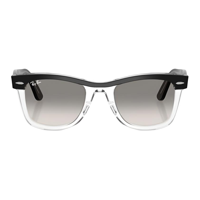 Ray-Ban Personalized Design Square Sunglasses Unisex Sunglasses Tortoise Gradient-Gray 0RB2240F