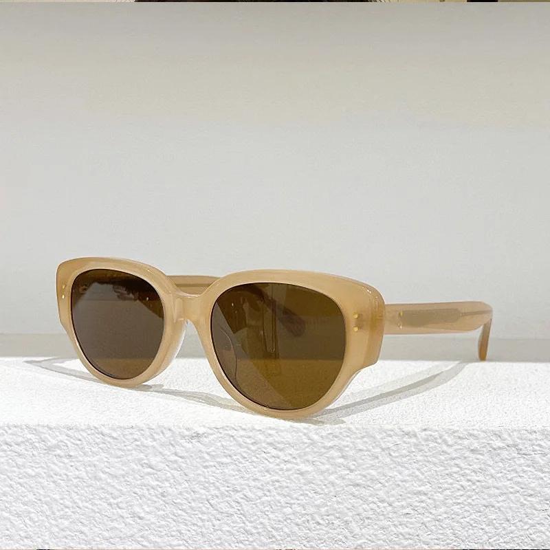 Retro Cat-Eye Schwarz Weiß Rahmen Sonnenbrille Spleißen Advanced Sense Sonnenbrille Frauen Augenschutz Outdoor Sonnenschutz Brille