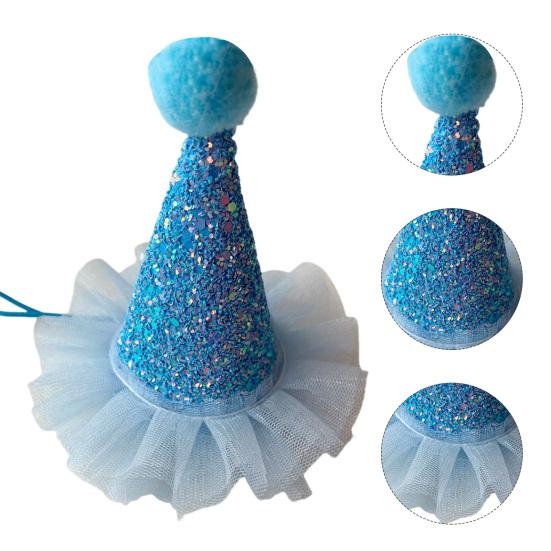 Soft Comfortable Adjustable Cat Dog Birthday Hat Pet Costume Accessories for Festivals Party
