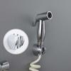 2Pcs Wall Mounted Handheld Shower Head Holder with Scews Toilet Bidet Sprayer Holder Fixation Base Bathroom Accessories