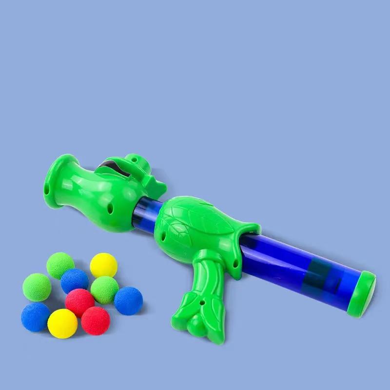 1 Set Cat Toy Pet Interactive Toys Ball Kitten Puppy Play Training Game Eva Ball Launcher Continuous Shooting Toys Cat Supplies Decoration