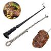 Reusable Barbecue Turner Hook Stainless Steel Grilling Steak Turner BBQ Food Flipper  Cooking