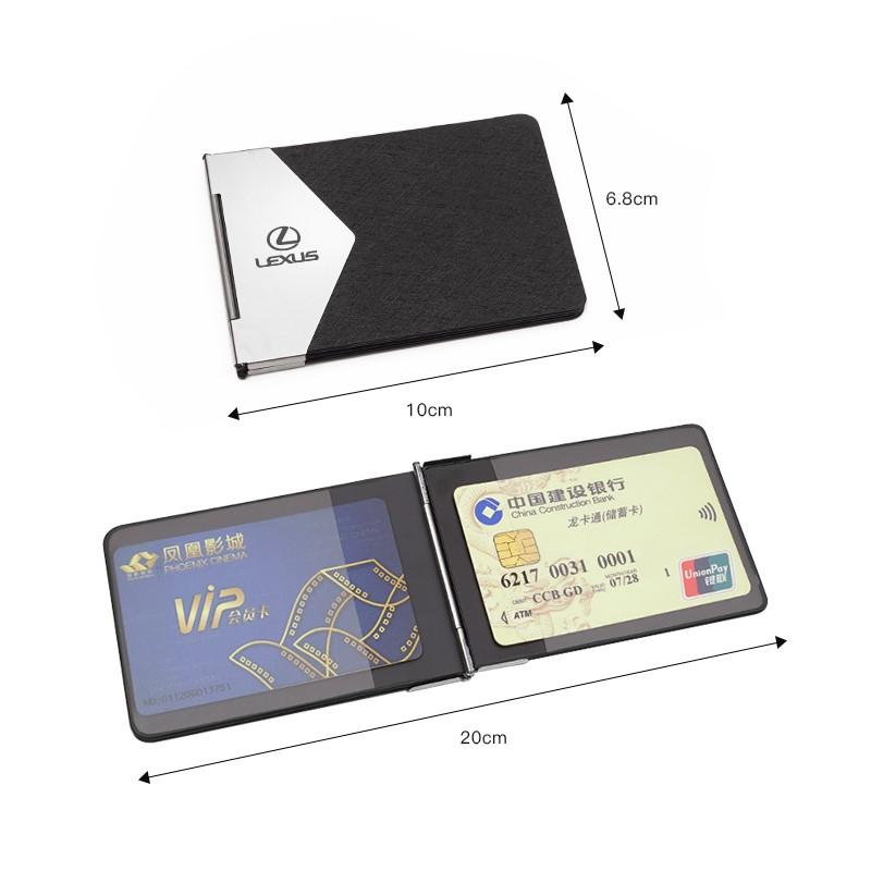 Car Styling Driver License Cover Wallet Credit Card Bag For Lexus ES300 RX330 RX300 GS300 IS250 IS200 CT200h IS300 NX RX LX GX PO8