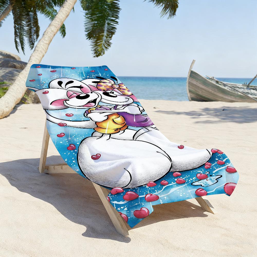 Cartoon Diddl Ratte Maus Handtuch Sport Schnelltrocknend Reise Campingausrüstung Sanddicht Weich Leicht Großes Strandtuch
