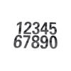 0-9 Reflective Decoration Self-adhesive Scrapbooking Supplies Address Numbers Mailbox Sticker Mailbox Decal Number Sticker