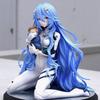 Rei Ayanami Long Hair Kneeling Pose Evangelion New Theatrical Edition Anime Figure Model Ornament Great Gift For Anime Fans