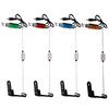 4Pcs Iron Fishing Bite Alarm Hanger Swinger LED Illuminated Indicator