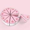 10PCS Eco-friendly Paper Triangular Cake Shaped Gift Box DIY Cartoon Birthday Party Favor Box Combination Candy Box Baby Shower