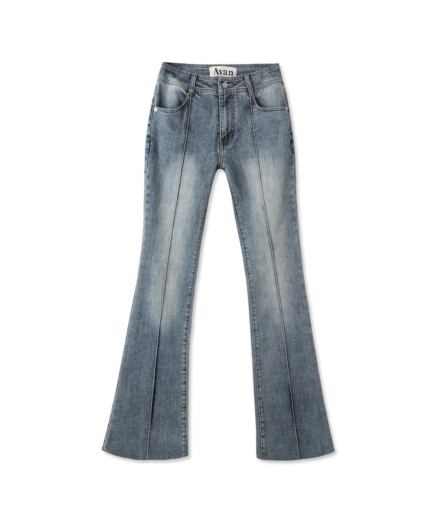 AVANDRESS Contour Fit Bootcut Byxor Svart