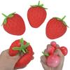 Rot Squeezable Plaything Lifelike Strawberry Model Party Gentle Rise Stress Release Toy For Kids Adults Prospector