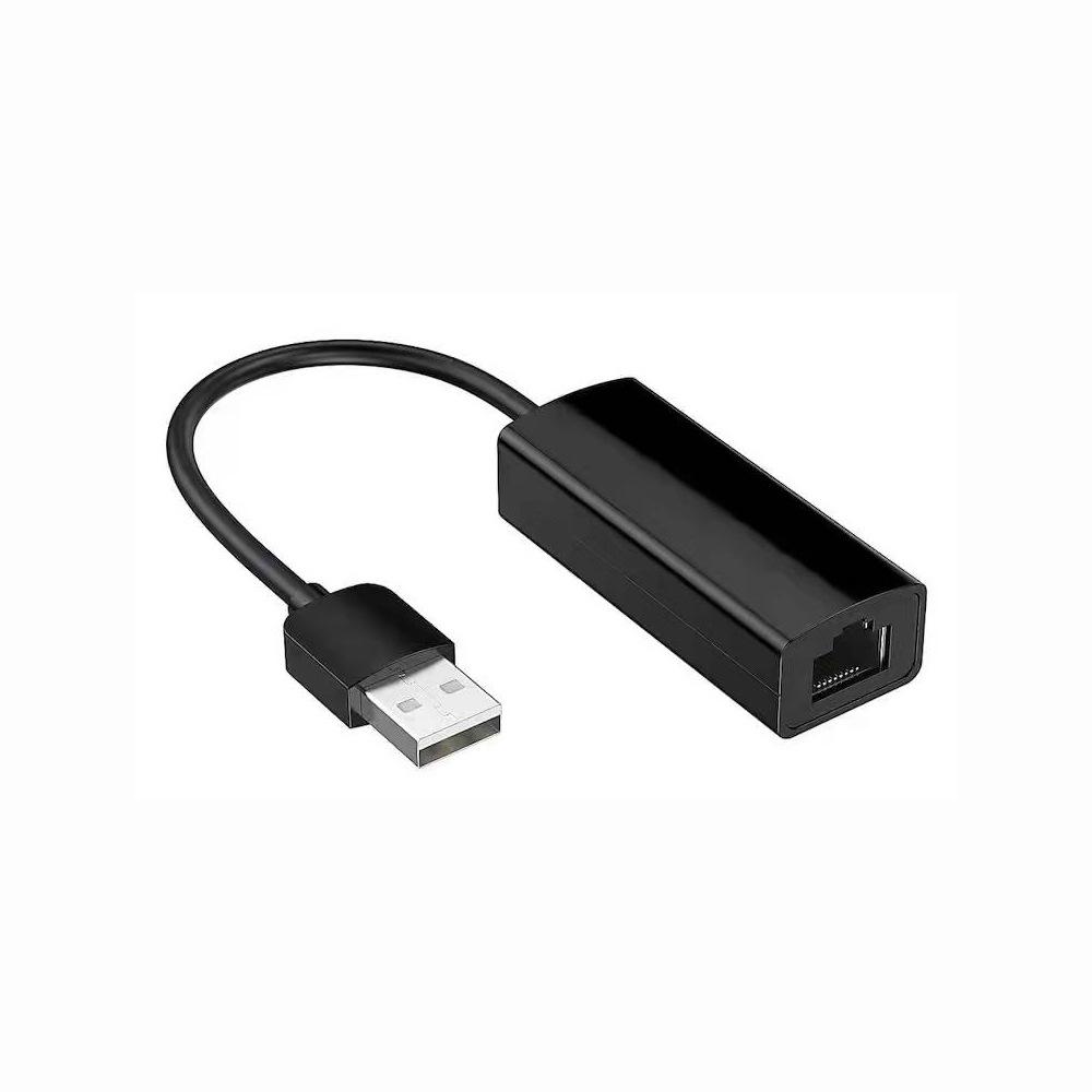 100M Gigabit USB to Ethernet Adapter, USB to RJ45, Driver-Free, w/Type-C Port