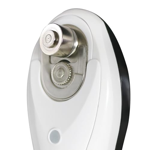 CELIRO A1 Electric Can Opener: One-touch start/stop, smooth cutting edge, ergonomic, compact, cordless design, black.