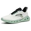 Little Energy Ring Slip Resistant Abrasion Resistant Low Top Running Shoes Men's White Green 112325520-2