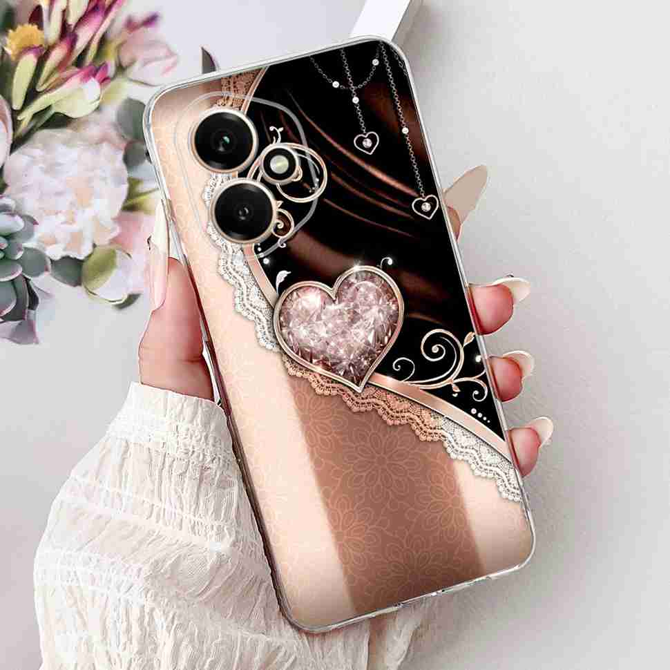 For Honor 400 5G 6.55" Case DNY-NX9 Cartoon Cat Girl Love Soft Silicone TPU Cover For Huawei Honor 400 Global Phone Cases Bumper