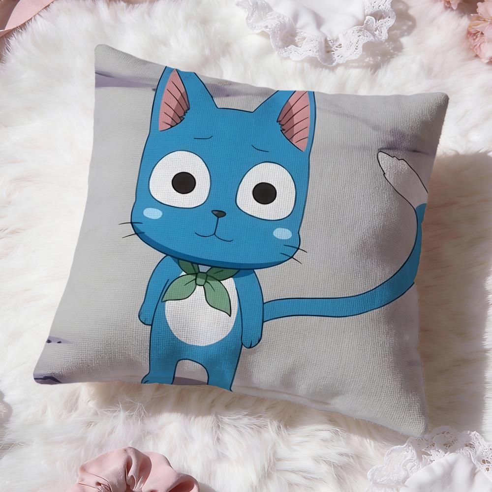 f-FAIRY TAIL anime Cushion Cover Premium Comfort Reversible Pillow Cove -Two in One Design for Any Room & Car Interior