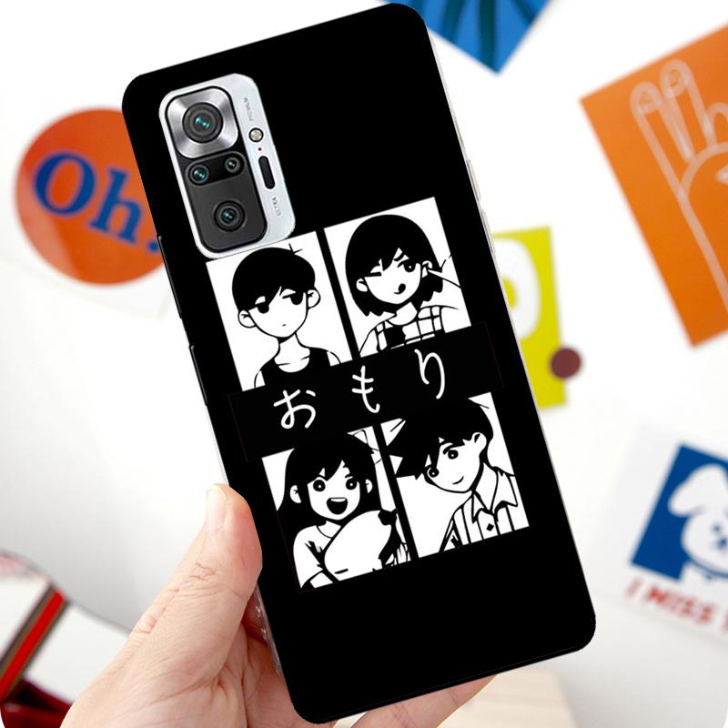 Omori Spielehülle für Xiaomi Redmi Note 12 Pro 11 8 9 10 Pro 9S 10S 11S 12S Redmi 12C 10C 9C 10A Hülle