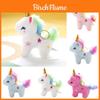 Niedlicher Regenbogen Einhorn Plüschtier Schlüsselanhänger Großhandel Stofftier Anhänger für Mädchentaschen