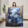 Pure Vanilla Shadow Milk Cookie Run Kingdom Blankets CRK Cartoon Game Fleece Awesome Warm Throw Blanket for Coverlet Summer