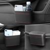 Poubelle et boîte de rangement suspendues au dossier du siège de voiture: Sac poubelle de voiture pliable et multifonctionnel