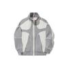 Li Ning Color Block Stehkragen Lockere Strickjacke Damenjacke Off-White Extreme-Grau AFDU268-3