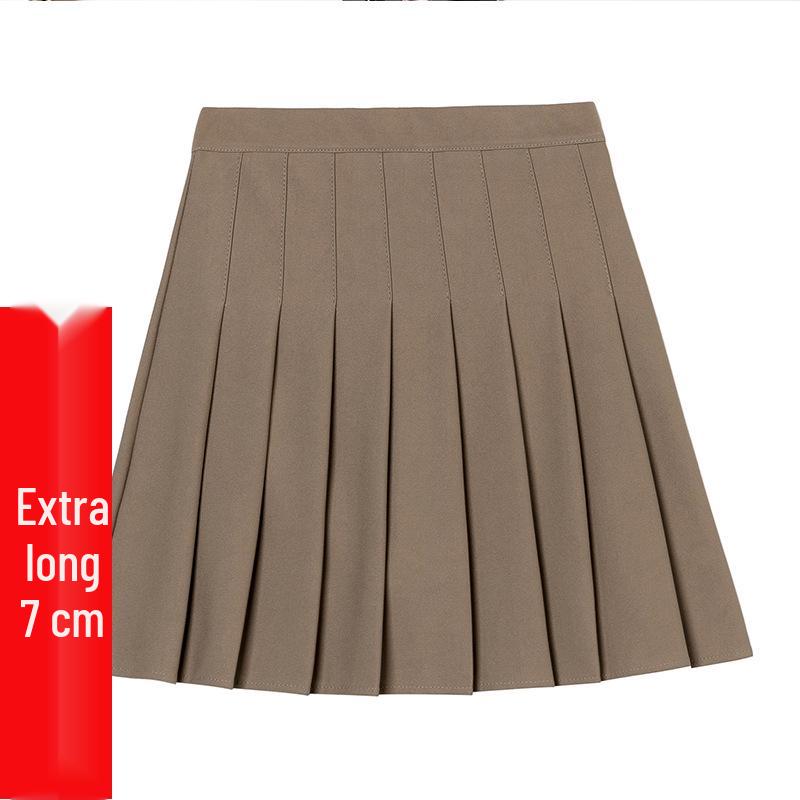Damen Minirock mit Plisseefalten im koreanischen Stil – Schwarz, Blickdicht, Knitterarm, A-Linie, Ideal für ganzjährige Tragbarkeit.